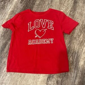 Love Academy Red Kids T-Shirt Size 5T